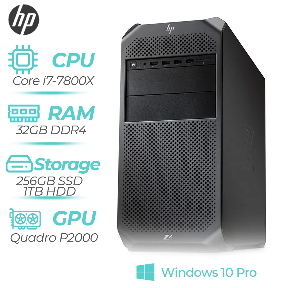 HP Workstation Z4 G4 Tour Intel Xeon W-2133 3.60GHz / 3.90GHz 64GB